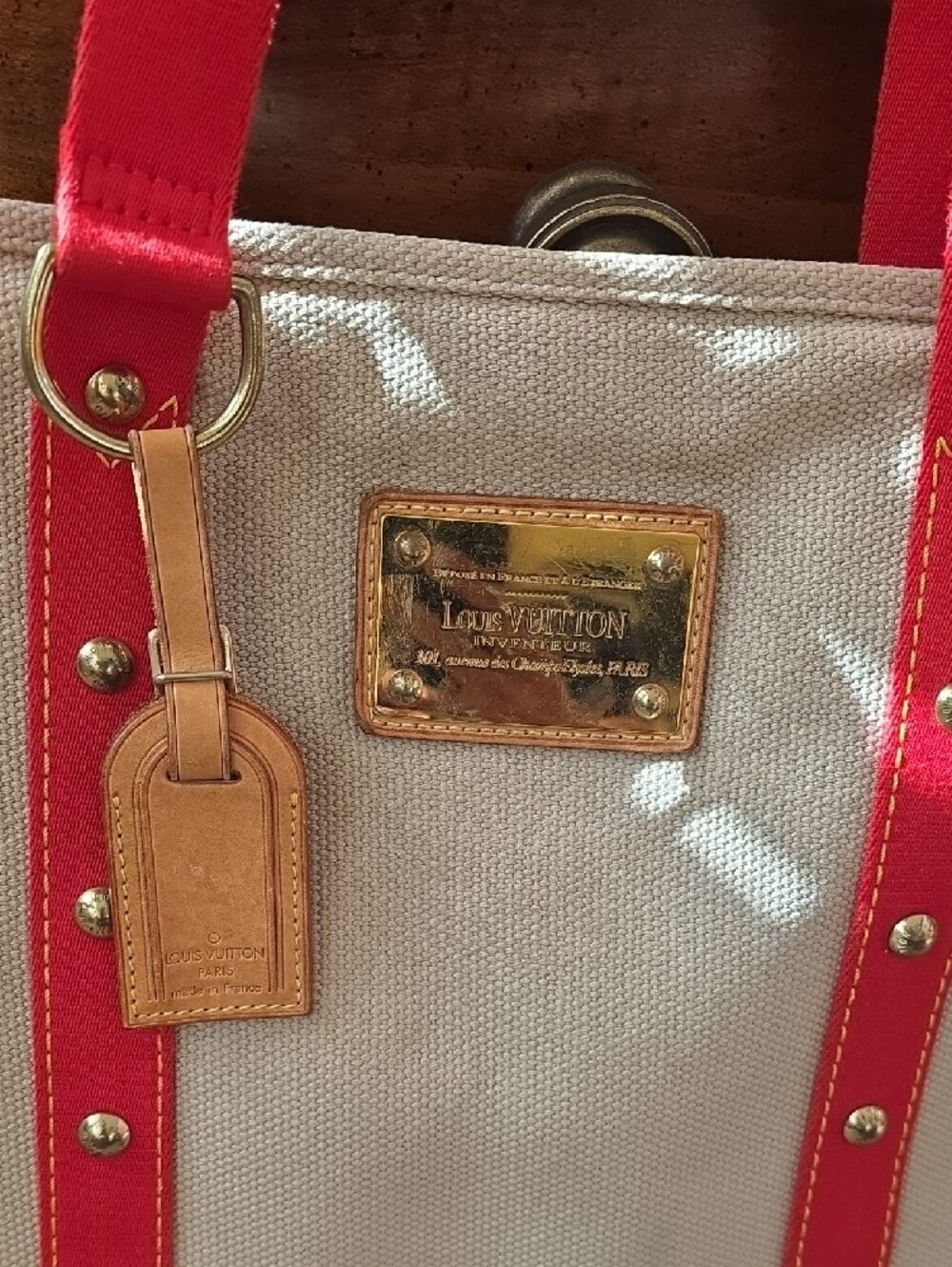 Louis Vuitton Cabas Antigua Tote - Picture 10 of 10